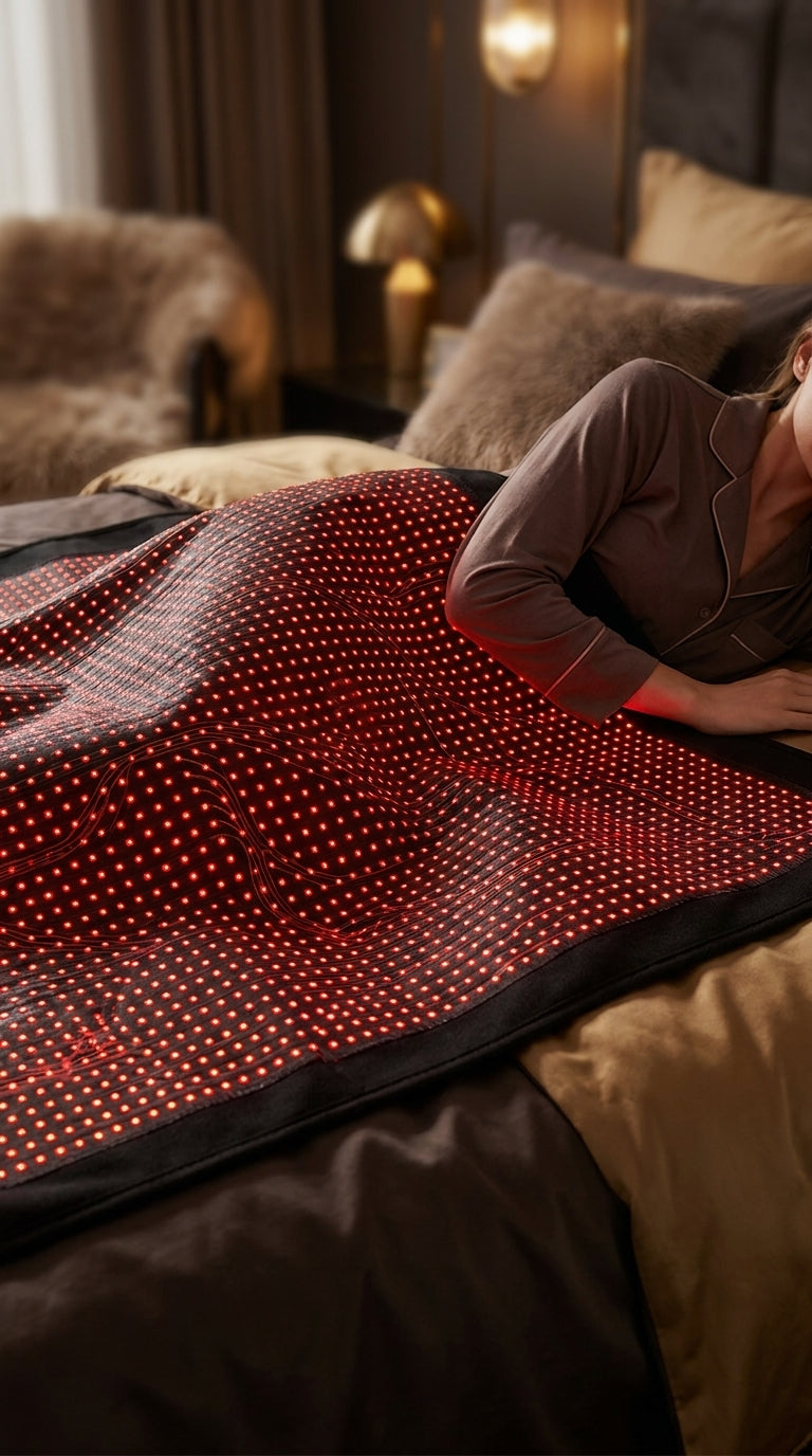 Manta LED de Cuerpo Completo 185 x 85 cm con 1444 LEDs, 140W y 850 nm