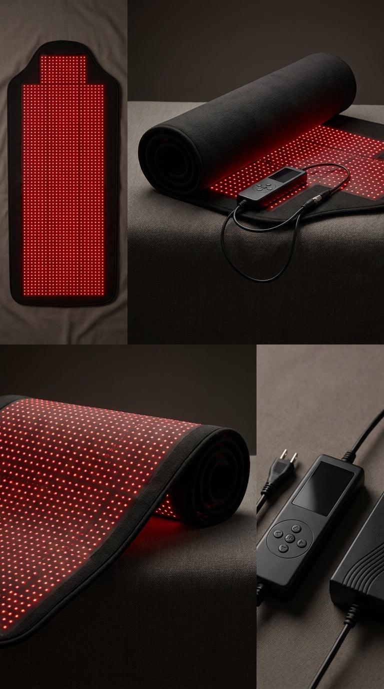 Manta LED de Cuerpo Completo 185 x 85 cm con 1444 LEDs, 140W y 850 nm