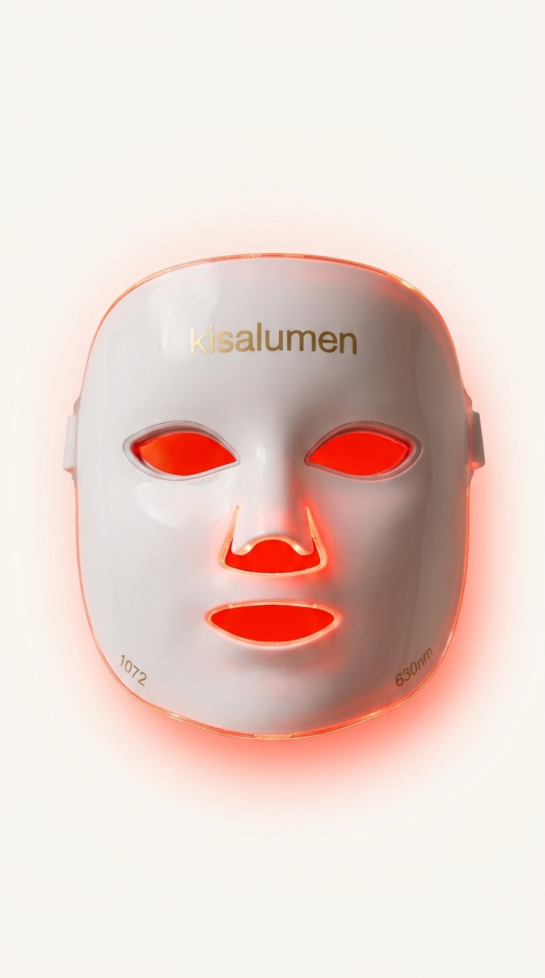 Kisalumen — Máscara LED Facial Multiluz | 1072 mW/cm²