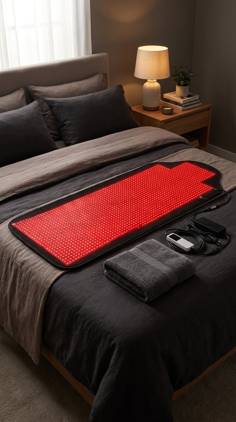 Manta LED de Cuerpo Completo 185 x 85 cm con 1444 LEDs, 140W y 850 nm