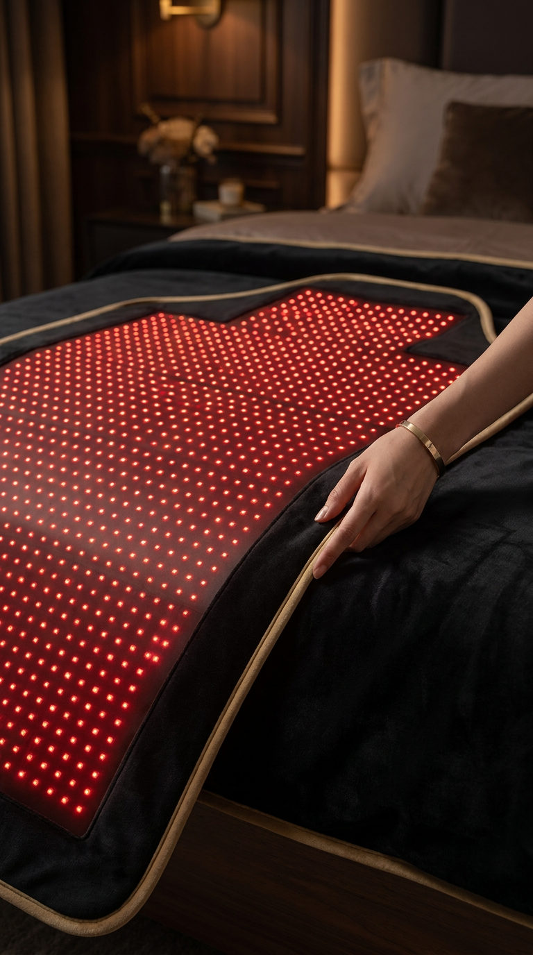 Manta LED de Cuerpo Completo 185 x 85 cm con 1444 LEDs, 140W y 850 nm